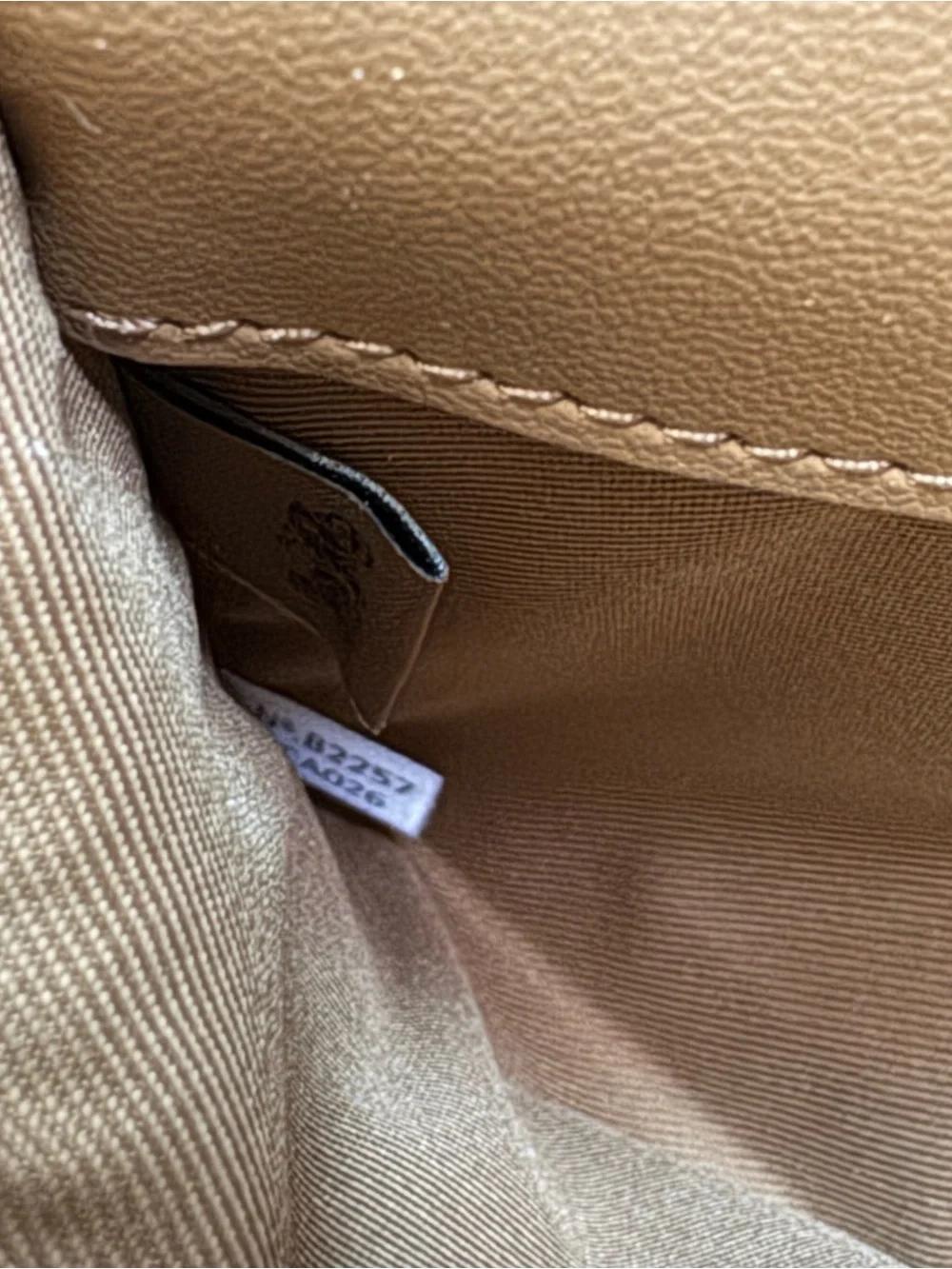 Coach Taupe Tammie Clutch Crossbody Bag
